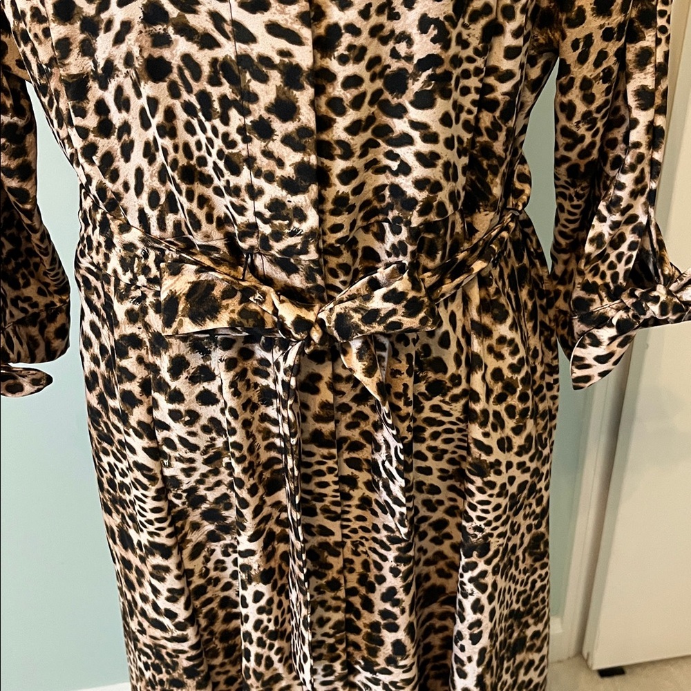 Calvin Klein Leopard Print Women's Dress - Picture 5 of 7